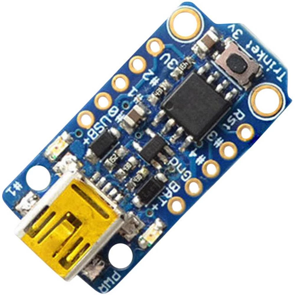 Adafruit Razvojna ploča Adafruit Trinket - Mini Microcontroller - 3.3V Logic - MicroUSB AVR&reg; ATtiny ATtiny85 slika