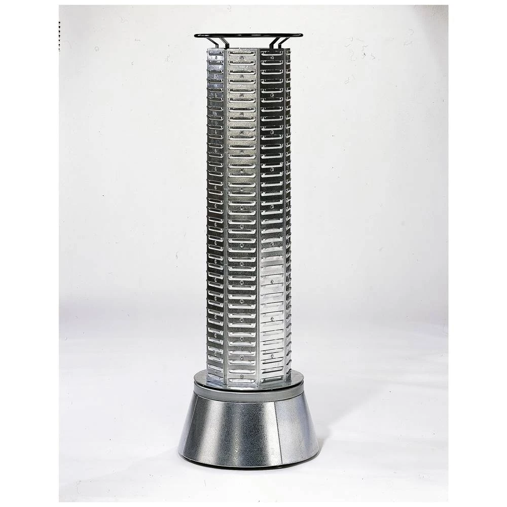 raaco 114158 rotirajući stalak ESD Drehturm f.Sichtboxen (leer) srebrna 1 St. slika