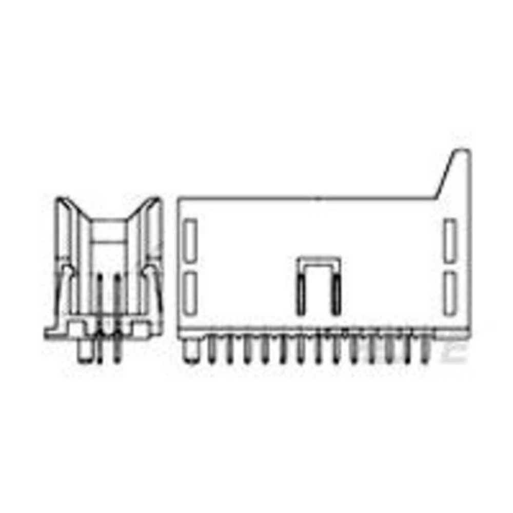 TE Connectivity AMPMODU Shrouded HeadersAMPMODU Shrouded Headers 827881-3 AMP slika