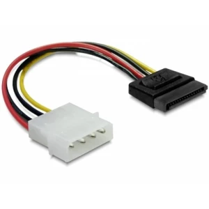 DeLOCK kabel za napajanje SATA HDD> 4pin muški – ravni 0,12 m Delock struja priključni kabel 0.12 m slika