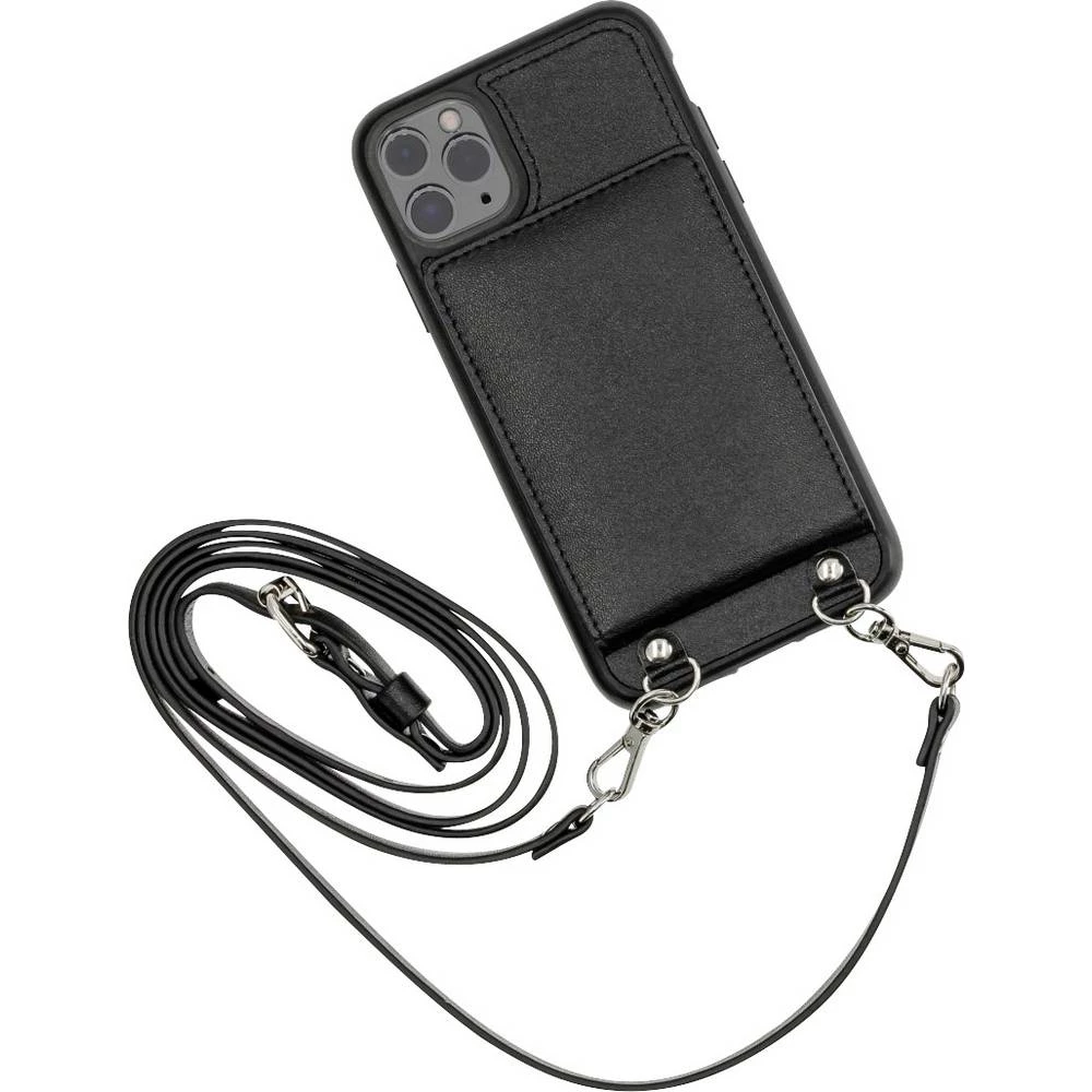 Hama Cross-Body "Mirror" stražnji poklopac za mobilni telefon Apple crna slika