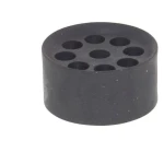 Wiska MFD 50/03/157 višestruki uložak za brtvljenje otporno na udarce, sa zaštitom od potega   M50  plastika crna 25 St.