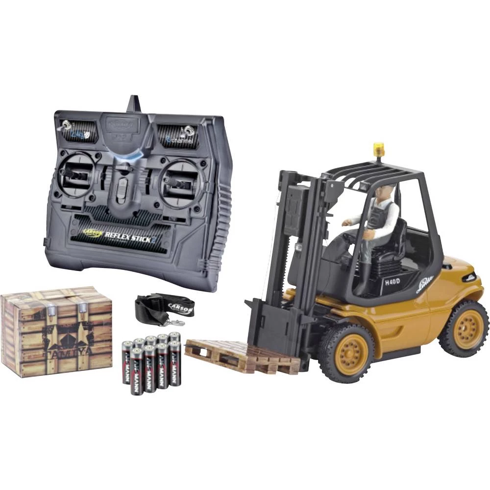 Carson Modellsport 907343 Gabelstapler Linde 1:14 električni rc funkcijski model 100% rtr slika