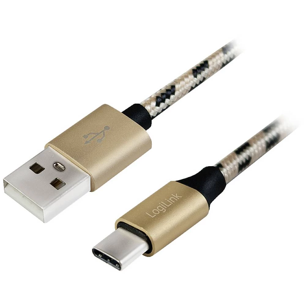 LogiLink        USB 2.0    USB-C™ utikač, USB-A utikač    1.00 m    crna slika