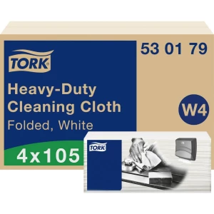 TORK Ekstra jake maramice za čišćenje bijele W4, višenamjenske, 4 x 105 maramica 530179  Broj: 420 St. slika