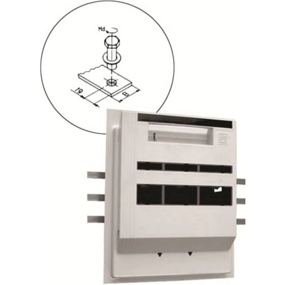 <br>  Striebel & John<br>  2CPX038204R9999<br>  sigurnosna teretna rastavna sklopka<br>  <br>  <br>  Veličina osigurača = 1<br>  3-polni<br>  250 A<br>  <br>  400 V<br>  1 St.<br> slika