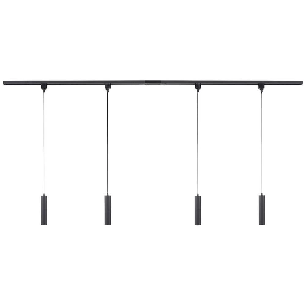 LeuchtenDirekt  11718-18 komplet sustava šina LED GU10  18 W crna slika