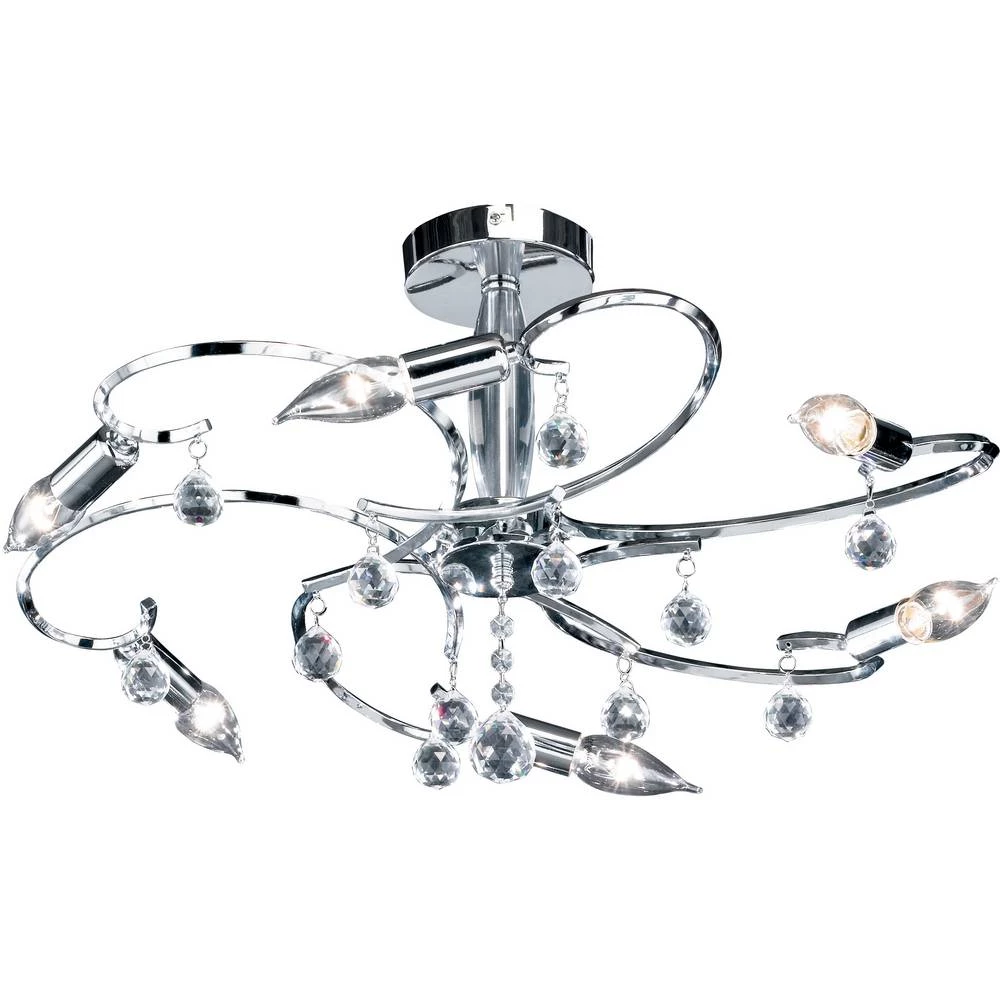 Fischer & Honsel 26186 Sala stropna svjetiljka E14 krom boja slika