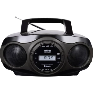 UKW CD radio Silva Schneider MPC 17.7 BT CD, AUX, Bluetooth, USB Crna, Siva slika