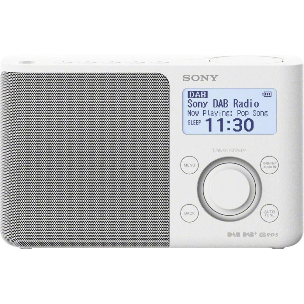 DAB+ (1012) Prijenosni radio Sony XDR-S61D AUX, DAB+, UKW Bijela slika