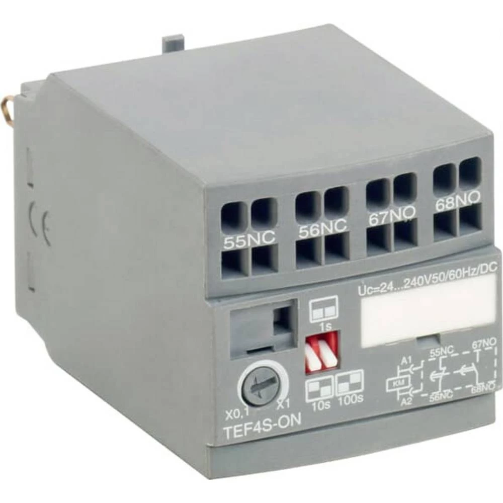 ABB TEF4S-ON vremenski relej   1 St.  1 otvarač, 1 zatvarač slika