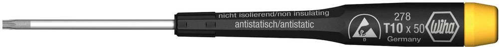 Wiha ESD-TORX odvijač T10 07664 TORX® ESD odvijač veličina T 10 50 mm slika