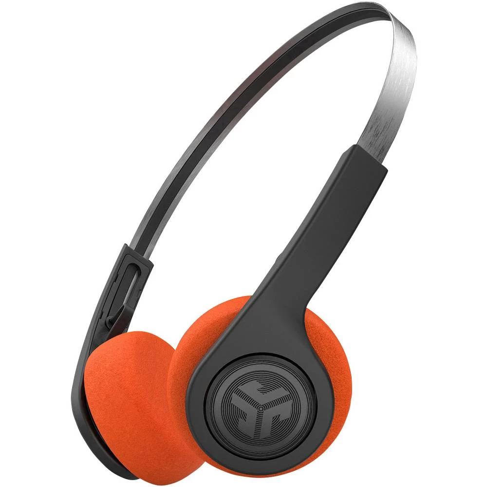 Bluetooth&reg; Naglavne slušalice JLab Rewind Wireless Retro Na ušima Slušalice s mikrofonom, Personalizacija zvuka Crna slika