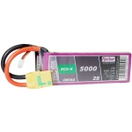 LiPo akumulatorski paket za modele 7.4 V 5000 mAh Broj ćelija: 2 20 C Hacker Softcase XT90