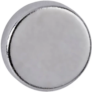 Maul Neodimijski magnet (Ø x V) 10 mm x 3 mm Disk Srebrna 10 ST 6166396 slika