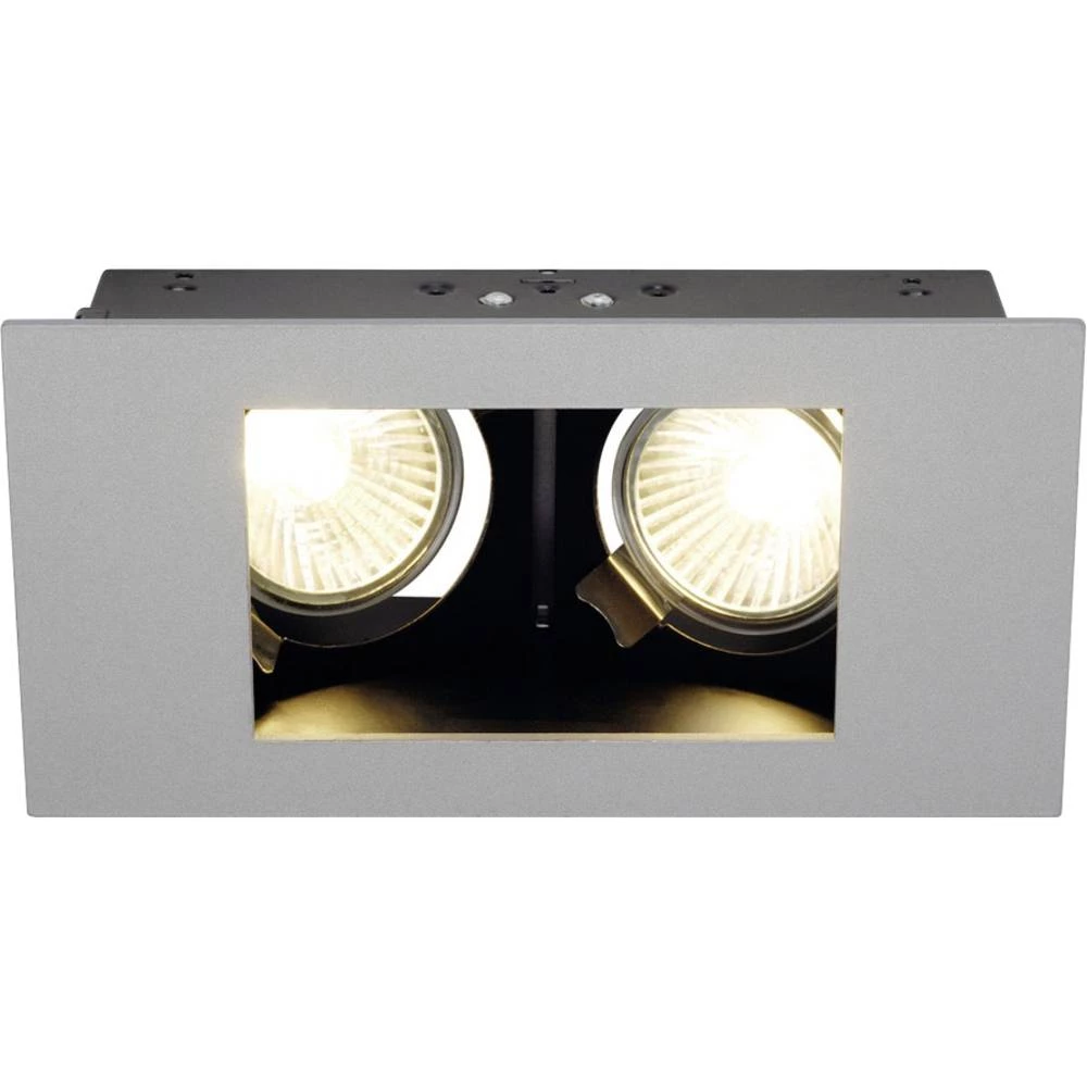 Ugrađeno svjetlo LED GU10 70 W SLV 112434 Indi Rec 2S Srebrnosiva slika