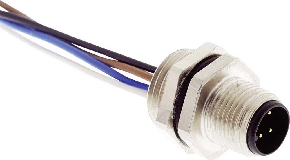 Aktuatorsko-senzorski ugradbeni konektor, M12 ugradbeni utikač, broj polova (RJ): 4 Harting 21 03 311 1402 21 03 311 1402 1 kom. slika