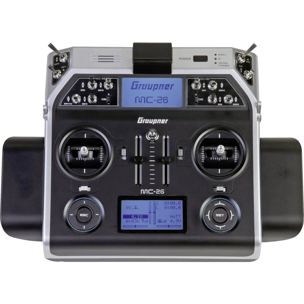 Graupner mc-26 HoTT Panel daljinski upravljač 2,4 GHz Broj kanala: 16 slika