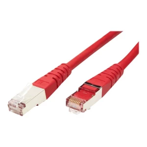 Roline 21.15.1361 RJ45 mrežni kabel, Patch kabel cat 6 S/FTP 5.00 m crvena dvostruko zaštićen 1 St. slika