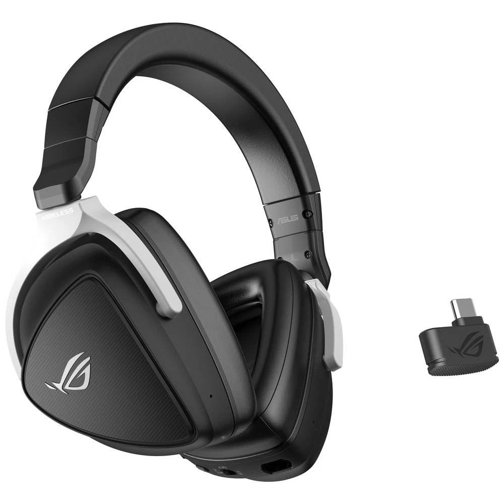 Asus Delta S Wireless igre Over Ear Headset Bluetooth® 7.1 surround crna smanjivanje šuma mikrofona, poništavanje buke slika
