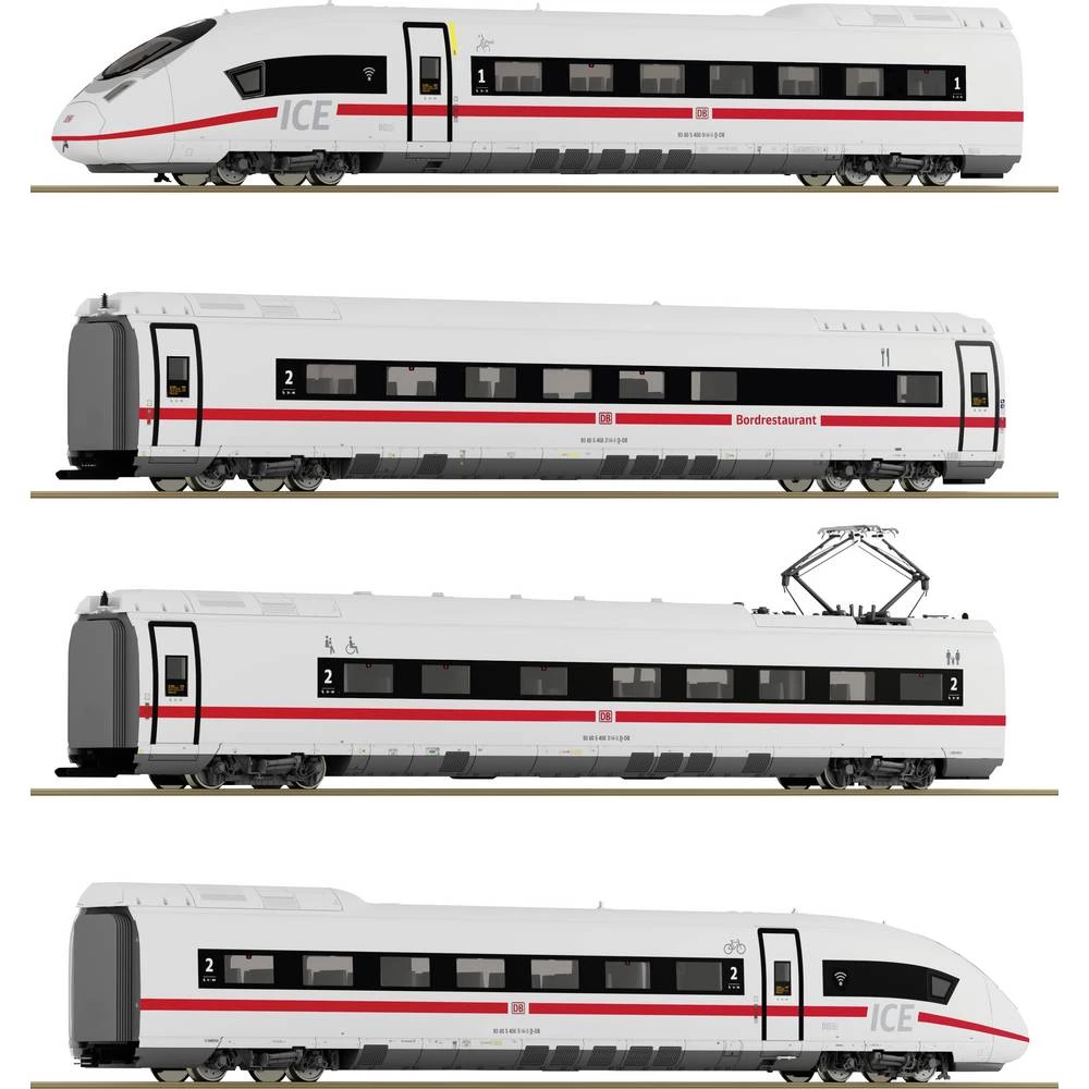 H0 4-dijelna električna višestruka jedinica ICE 3neo (BR 408) tvrtke DB AG slika
