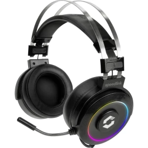 SpeedLink ORIOS RGB 7.1 igraće naglavne slušalice sa mikrofonom USB sa vrpcom preko ušiju crna slika