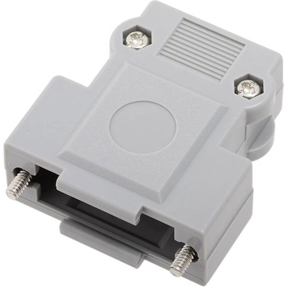 D-SUB kućište Broj polova: 15 Umjetna masa ojačana staklenim vlaknima, otporna na udare 180 ° Siva encitech DFCK15-P-K 1 ST slika