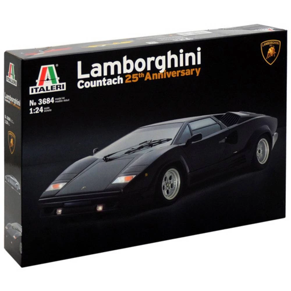 Italeri 510003684 Lamborghini Countach 25th Anniversary Model automobila za sastavljanje 1:24 slika