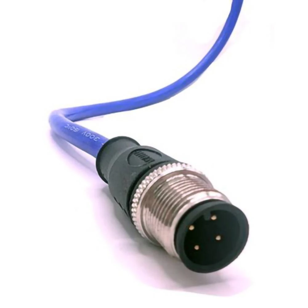 Mueller Electric C4A81M010 utični konektor za senzor/aktivator M12 ravni muški konektor 10 m Broj polova: 4 1 kom. slika