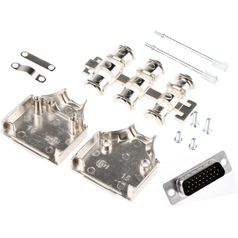 MH Connectors MHDM15-HD26MS-K višestruki ženski konektor D-Sub komplet 180 ° Broj polova (broj): 15 lemni kup 1 kom. slika
