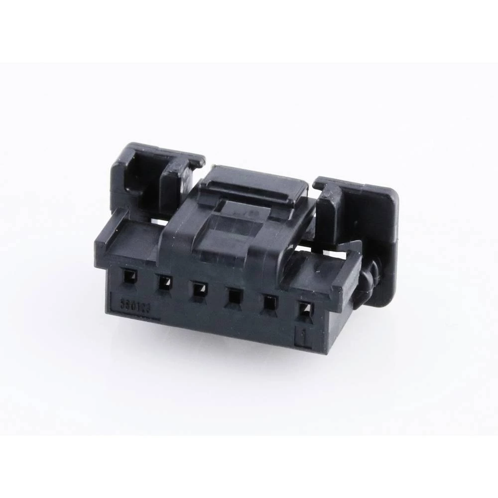 Molex 5601230601 DuraClik ISL Wire-to-Board Receptacle Housing, Single Row, Black, 6 Circuits slika