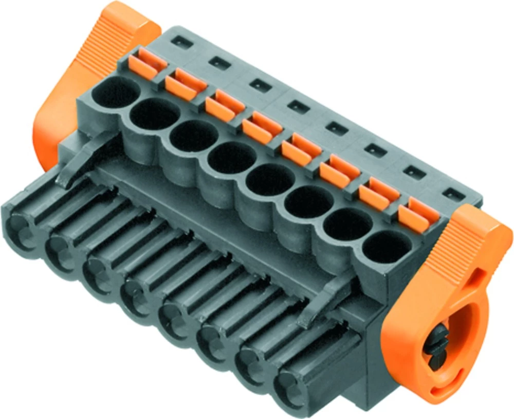 Utični konektor za tiskanu pločicu 1980010000 Weidmüller crna sadržaj: 48 komada slika