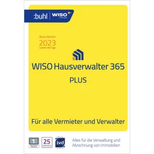 WISO Hausverwalter 365 Plus godišnja licenca, 1 licenca Windows financijski softver slika