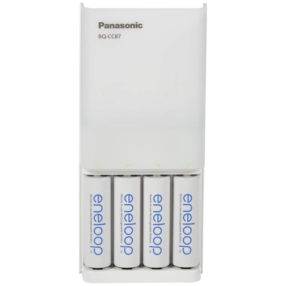 Panasonic BQ-CC87 nikalj-metal-hidridni micro (AAA), mignon (AA) punjač okruglih stanica uklj. akumulator slika