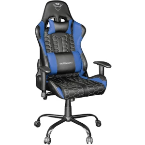 Trust GXT708B RESTO CHAIR BLUE igraća stolica plava boja, crna/plava slika