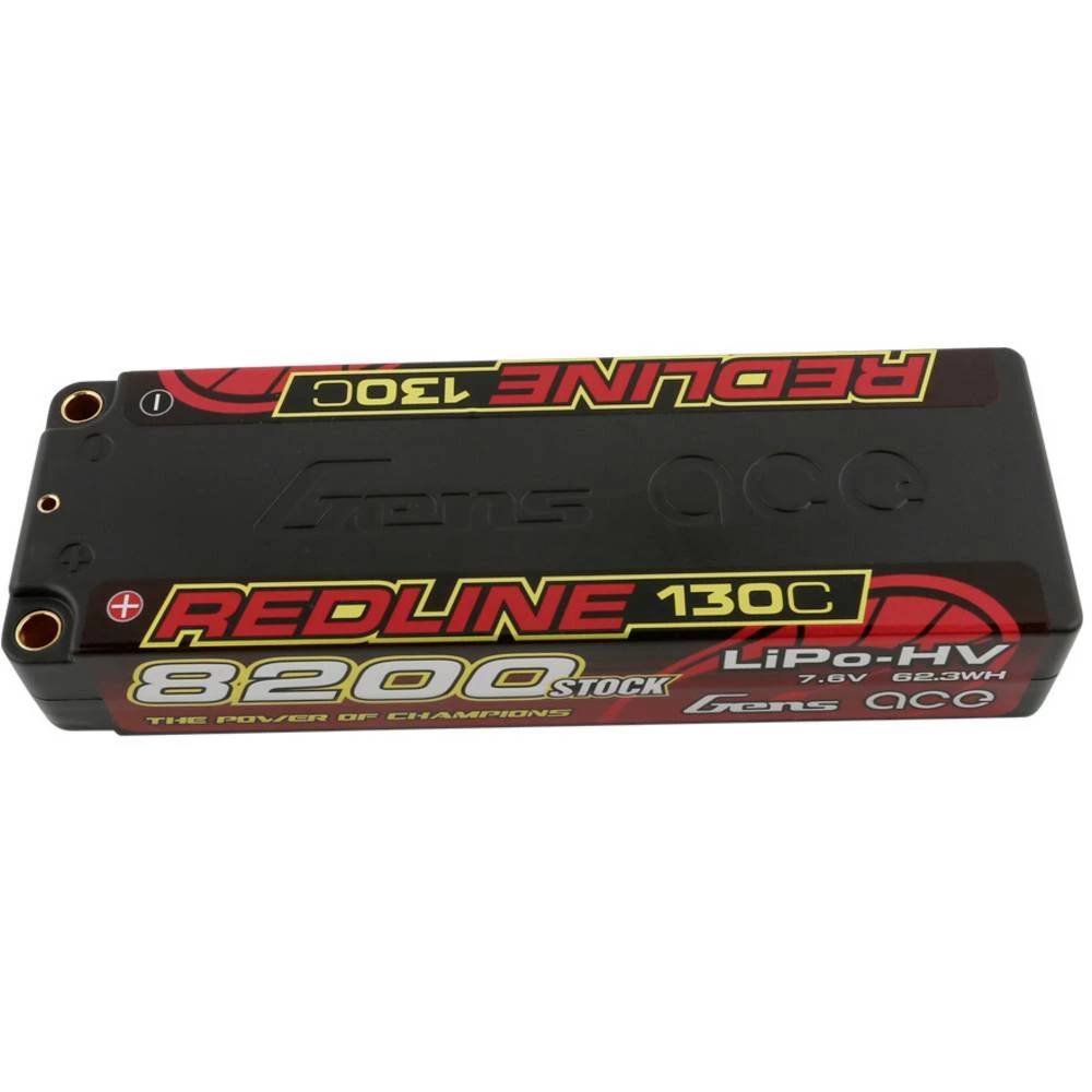 Gens ace lipo akumulatorski paket za modele 7.6 V 8200 mAh Broj ćelija: 2 130 C tvrdo kućište slika