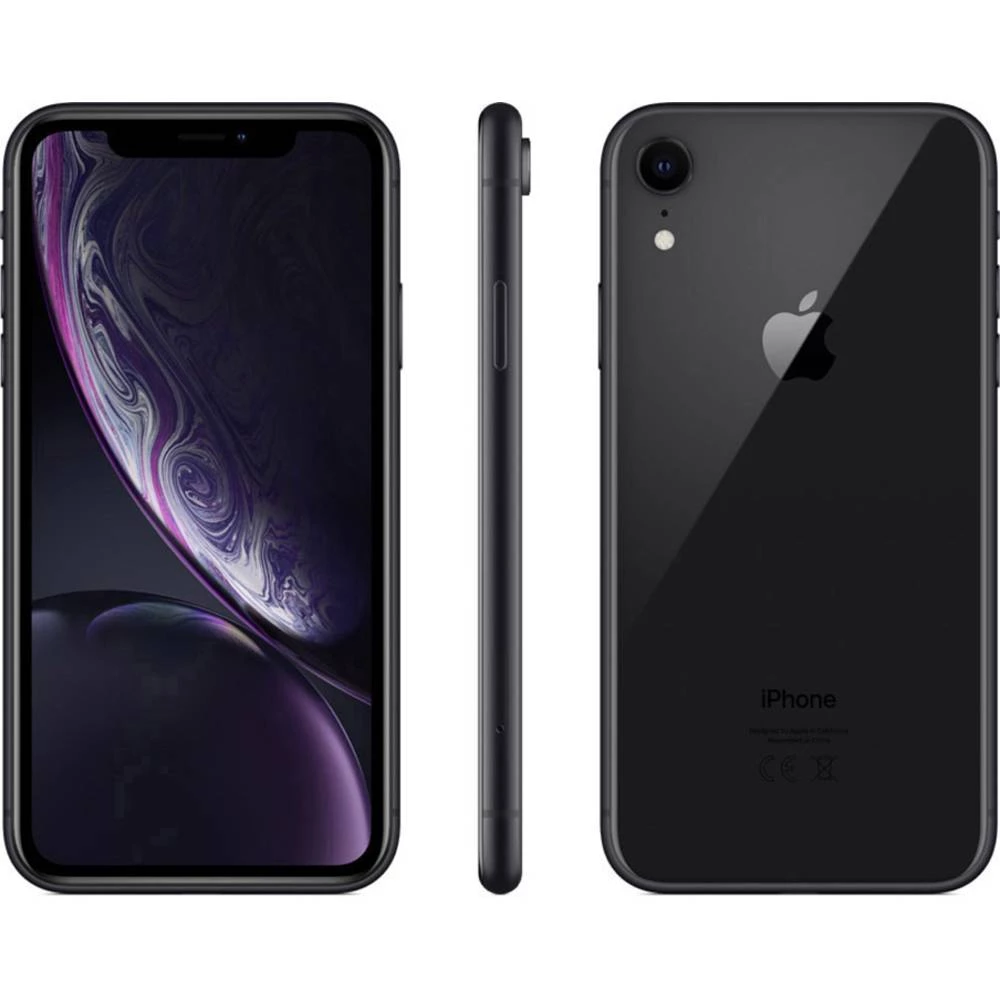 Apple iPhone XR 64 GB Crna iOS 12 12 MPix slika