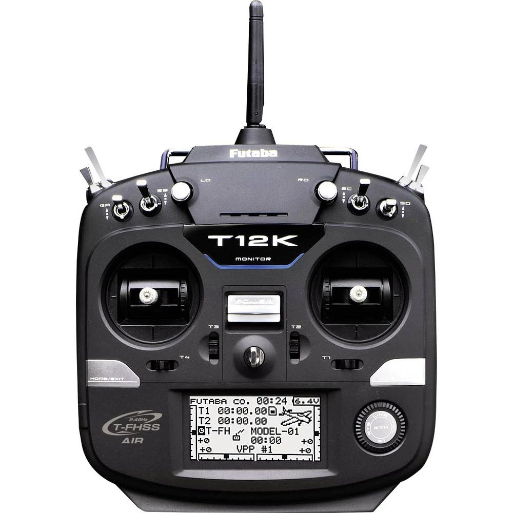 Futaba T12K Ručni daljinski upravljač 2,4 GHz Broj kanala: 12 Uklj. prijemnik slika