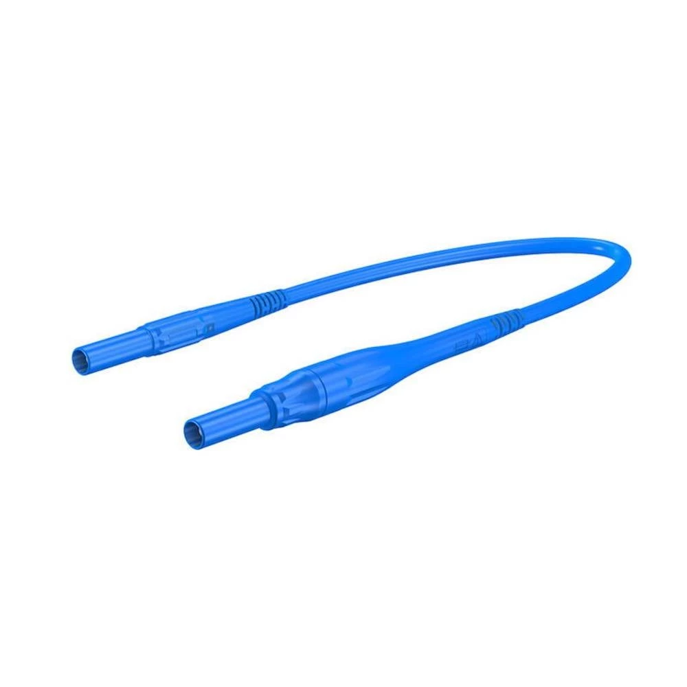 Stäubli XSMF-419 mjerni kabel [4 mm sigurnosni utikač - 4 mm sigurnosni utikač] 2.00 m plava boja 1 St. slika