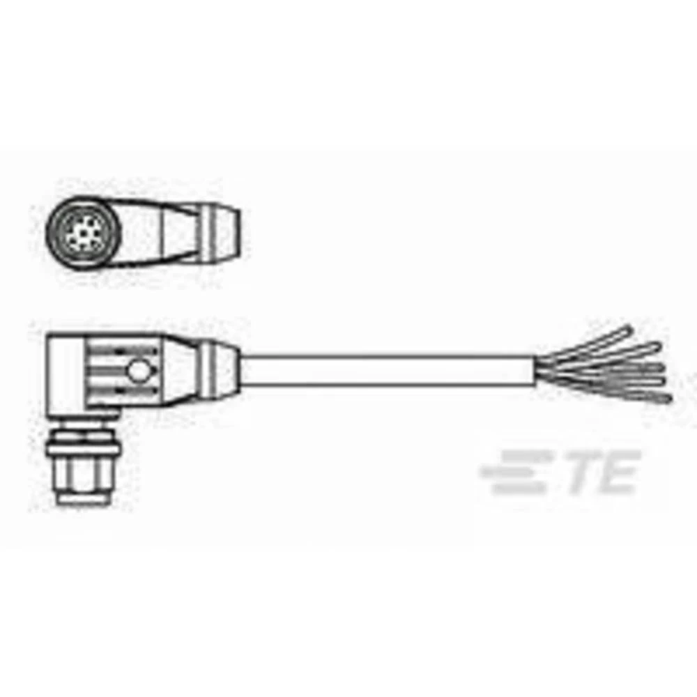 Utični konektor za senzor/aktivator, konfekcionirani M12 Kutni muški konektor 1.50 m Broj polova: 3 TE Connectivity 2273096-1 1 slika