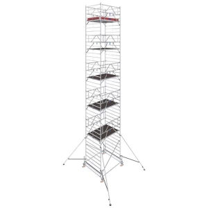 Krause 783097 FahrGerüst aluminij na roli mobilna Radna visina (maks.): 12.50 m srebrna 438 kg slika