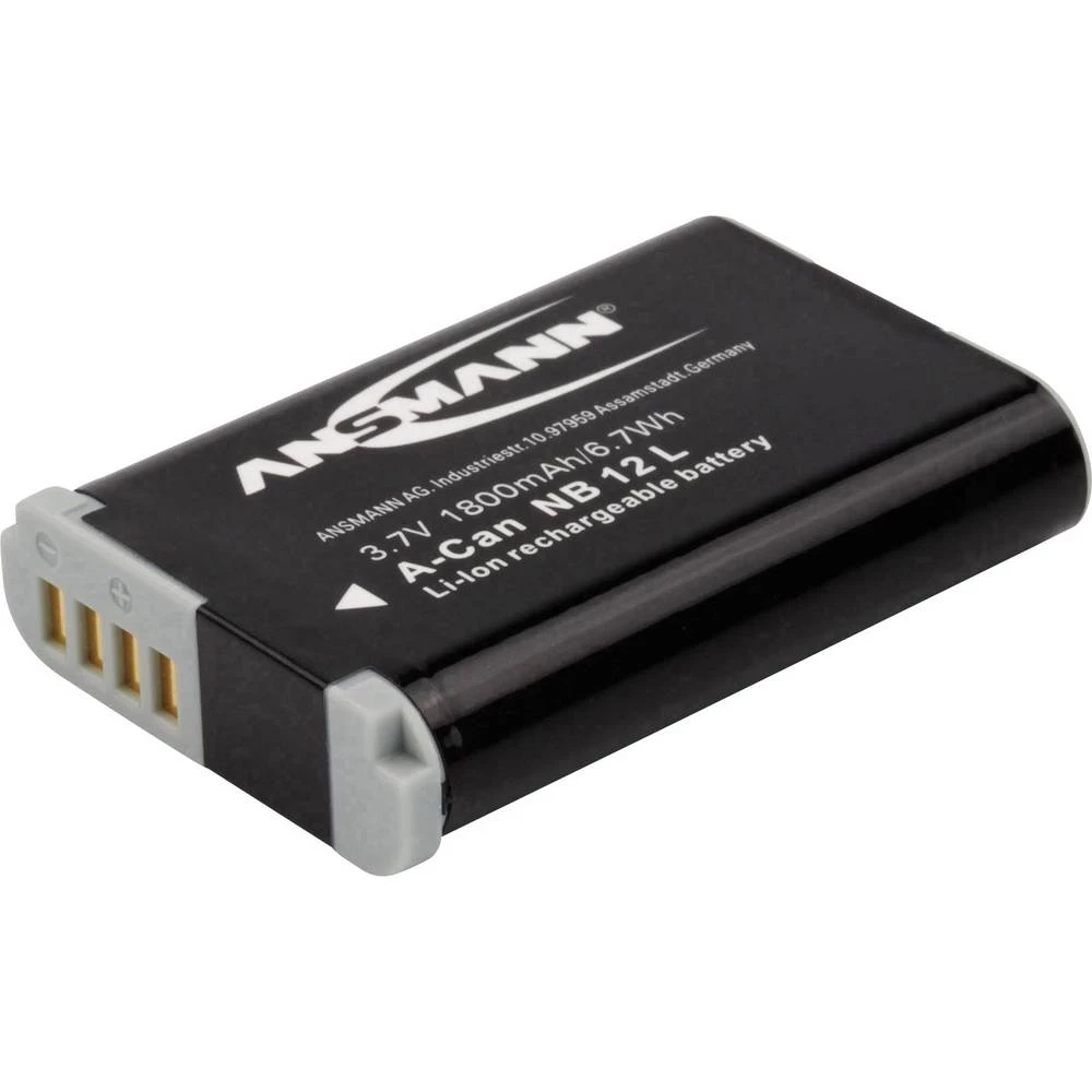 Kamera-akumulator Ansmann Zamjenjuje originalnu akU. bateriju NB-12L 3.7 V 1800 mAh A-Can NB 12L slika
