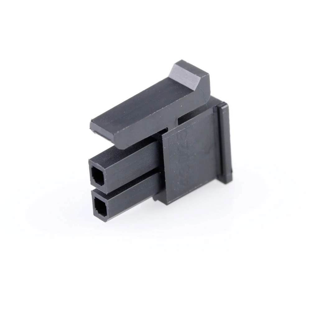 Molex 430250208 Micro-Fit 3.0 Receptacle Housing, Dual Row, 2 Circuits, UL 94V-0, Low-Halogen Since Inception, Black slika