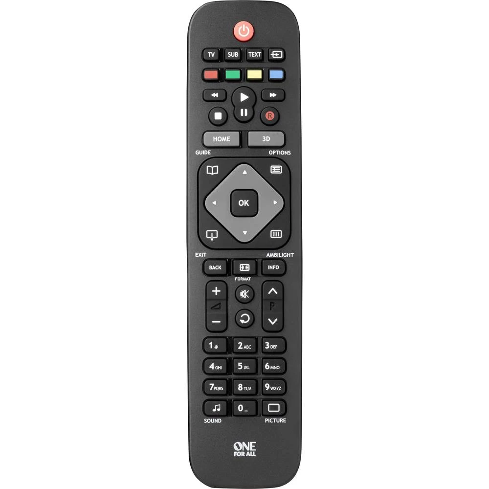 One For All URC 1913 Infracrveni Daljinski upravljač Crna slika