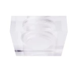 Pribor, akrilni prsten kvadratni 90x90 mm, COB 68, M58, dužina 90 mm, širina 90 mm, visina 30 mm Deko Light  930271 akrilni prsten