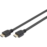 Digitus HDMI Priključni kabel [1x Muški konektor HDMI - 1x Muški konektor HDMI] 3 m Crna