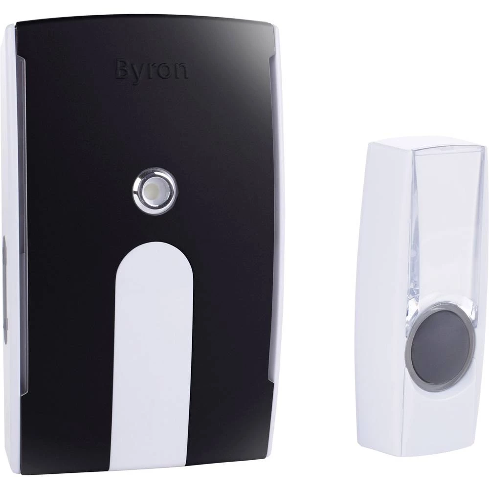 Byron BY504E Bežično zvono Komplet-set Osvjetljeno, S natpisnom pločicom slika