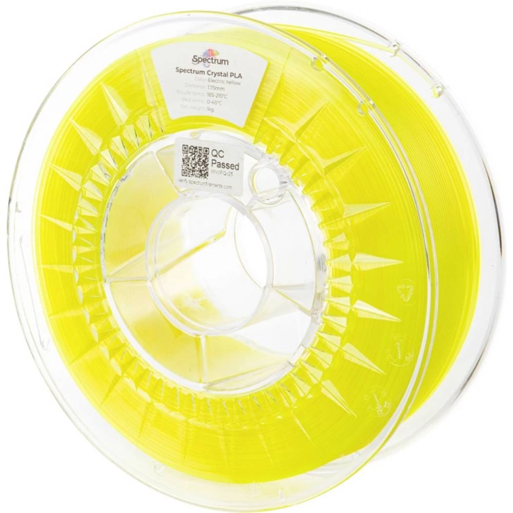 Spectrum Filaments 80883 PLA Crystal 3D pisač filament PLA povećana brzina ekstruzije 1.75 mm 1000 g električno žuta, žu slika