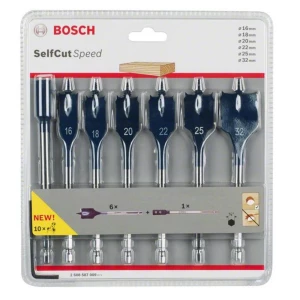 Drvo-svrdlo za glodanje-komplet 7-dijelni Bosch Accessories 2608587009 1/4 "(6.3 mm) 1 Set slika