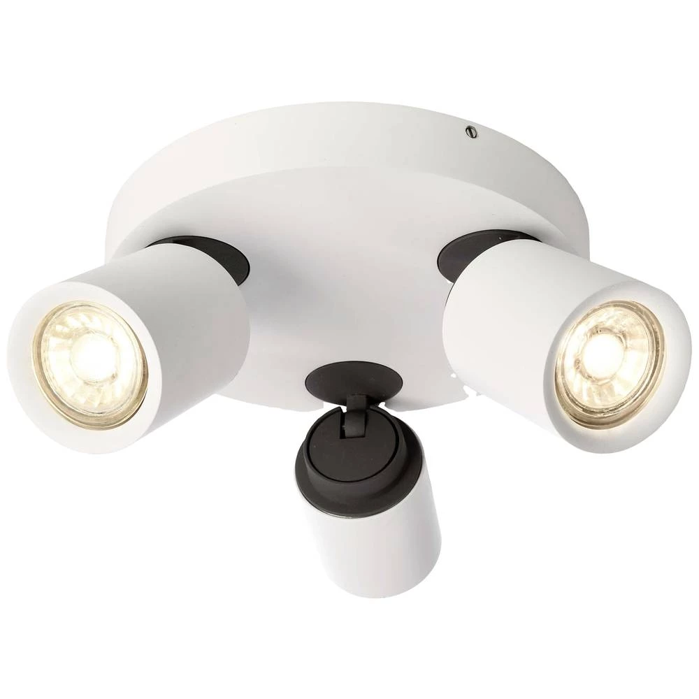 Nadgradna stropna svjetiljka, Librae Round III, GU10, 3x max. 50W, IP20, aluminij, bijela Deko Light Librae Round III nadgradna stropna svjetiljka   GU10 50 W   bijela slika